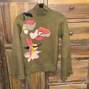 Anthropologie Bell Sleeves Sweater